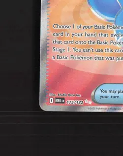 Rare Candy 175/132 Mega Evolution Full Art Ultra Rare Holo Pokemon Card NM - Image 5