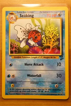 Seaking 60/130 LP Pokemon Card - Vintage 1999 Base Set 2 - Image 1