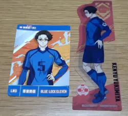 Blue Lock Yukimiya Kenyu Trading Card SR Rare Set New - Image 4