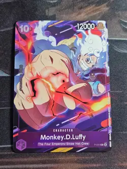 Monkey.D.Luffy (CS 2024 Participation) P-041 One Piece Promotion Cards Foil - Image 1