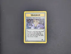 Pokemon TCG Imposter Oak's Revenge Team Rocket Card 76/82 Unlimited Uncommon LP - Image 1