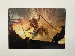 Edward Kenway Art Series MTG Magic the Gathering Card NM Near Mint ACR - Image 1
