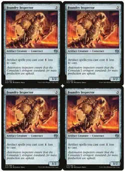 MTG Foundry Inspector x4 Kaladesh Uncommon NM Playset - Image 1
