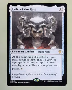 Helm of the Host - Commander: Bloomburrow #276 Rare - Mint, Pack Fresh - MtG - Image 1