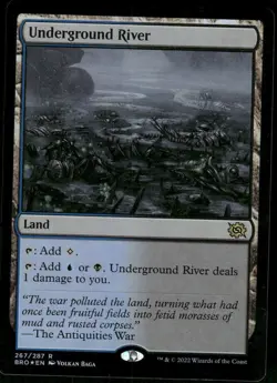 1x Foil Underground River - The Brothers' War - NM - MTG - Image 1