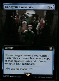 1x Foil Nanogene Conversion (Extended Art) - Doctor Who - NM - MTG - Image 1