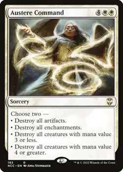 Austere Command Streets of New Capenna Commander LP MTG - Image 1