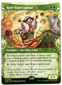 Keen-Eyed Curator (Showcase) - Bloomburrow (BLB) - EN - R 0322 - Image 1