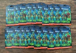 20: Magic The Gathering Teenage Mutant Ninja Turtles Sleeved Play Booster Packs - Image 1