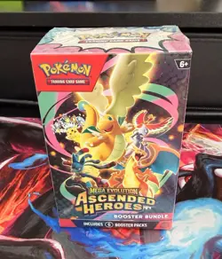 Pokemon TCG Mega Evolution Ascended Heroes Booster Bundle 6 Packs English - Image 1