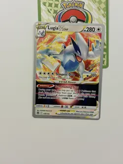 Lugia Vstar 139/195 2023 Pokemon World Championships Variant Silver Tempest NM m - Image 1