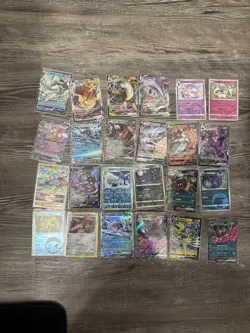Lot Of (24) Pokemon Ex & V VMax Cards Pokemon TCG - Image 1