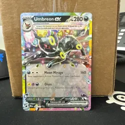 Umbreon ex 060/131 Prismatic Evolutions Pokemon near mint ships fast - Image 1