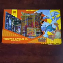 Pokemon TCG Reshiram & Charizard-GX Premium Collection Box English - Image 1