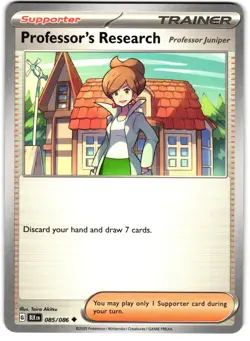 Professor's Research: Professor Juniper 85/86 Pokemon SV: Black Bolt - Image 1