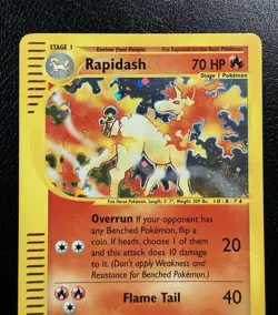 Rapidash - 26/165 - Pokemon Expedition Holo Rare Card LP - Image 2