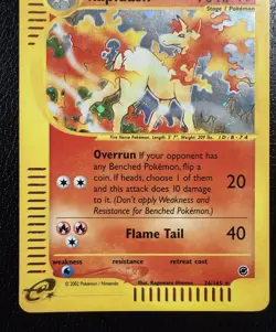 Rapidash - 26/165 - Pokemon Expedition Holo Rare Card LP - Image 3