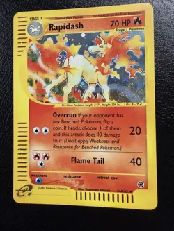 Rapidash - 26/165 - Pokemon Expedition Holo Rare Card LP - Image 4