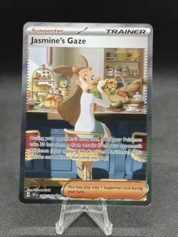 Pokemon TCG Jasmine's Gaze Full Art Holo Trainer Surging Sparks #245/191 - Image 1