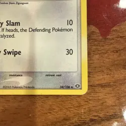 Pokemon EX Emerald Linoone Stamped Reverse Holo 34/106 LP - Image 5