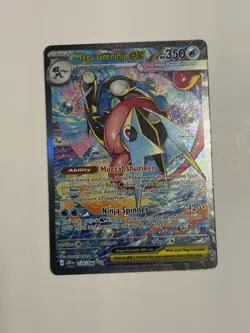 Pokemon TCG Mega Greninja EX 116/86 Evolutions Full Art Holo SUPER SUPER CLEAN - Image 1