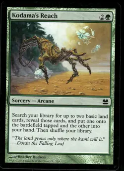 1x Foil Kodama's Reach - Modern Masters - NM - MTG - Image 1