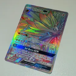 Pokemon Solgaleo GX 155/149 SM Base Set Secret Rare Full Art Holo 250 HP - Image 4