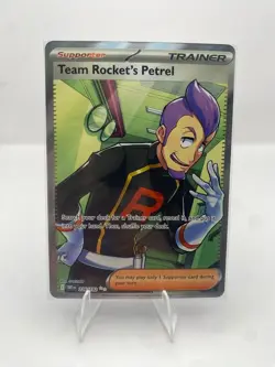 Pokemon TCG Team Rockets Petrel 226/182 SV Destined Rivals Ultra Rare Full Art - Image 1