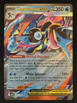 Mega Greninja ex 22/86 Double Rare Pokemon Chaos Rising ME04 - Image 1