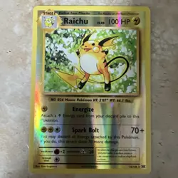 POKEMON RAICHU 36/108 REVERSE HOLO RARE XY EVOLUTIONS - Image 2