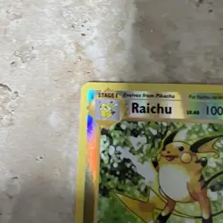 POKEMON RAICHU 36/108 REVERSE HOLO RARE XY EVOLUTIONS - Image 3