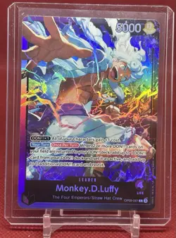Monkey.D.Luffy OP09-061 SR Leader Starter Deck 26 Holo Foil One Piece TCG - Image 3