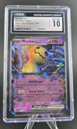 Mimikyu ex 004 Sv: Scarlet & Violet Promo Cards Holo PSA/CGC 10 - Image 1
