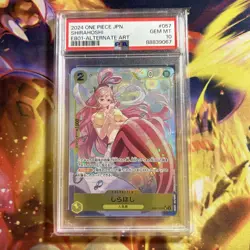 PSA 10 Shirahoshi EB01-057 Alternate Art Japanese One Piece Card (#1) - Image 1