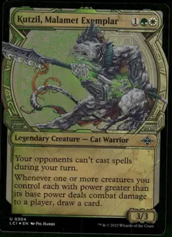 1x Foil Kutzil, Malamet Exemplar (Showcase) - The Lost Caverns - NM - MTG - Image 1