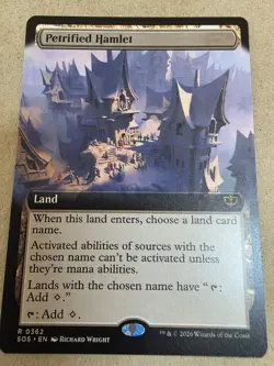 Petrified Hamlet - (Extended Art) Secrets of Strixhaven Regular - Mtg - Image 1