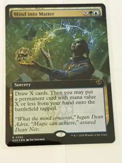 Mind into Matter Extended Art Secrets of Strixhaven Foil 352 - Image 1