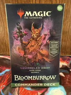 Bloomburrow Commander Deck - SQUIRRELED AWAY MTG Brand New Sealed - Image 1