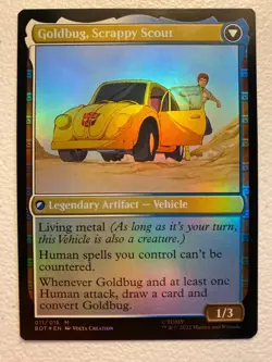 MTG 1x FOIL Goldbuy, Humanity's All # 11 Transformers Magic Gathering x1 NM - Image 2
