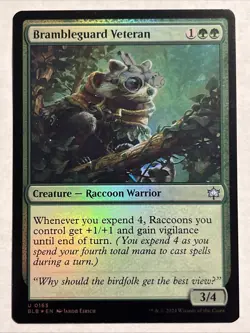 Brambleguard Veteran Bloomburrow Foil - Image 1