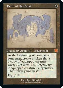[1x] Helm of the Host - Retro Schematic Near Mint, English BRO Extras MTG Magic - Image 1