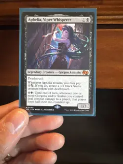 MTG Commander Deck - Aphelia, Viper Whisperer Snakes Tribal Deck - Image 1