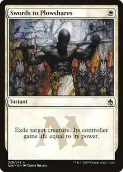 ~1x Swords to Plowshares x1 ~NM~ A25 Magic the Gathering MtG~ - Image 1