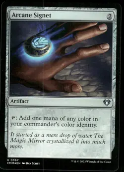 1x Foil Arcane Signet - Commander Masters - NM - MTG - Image 1