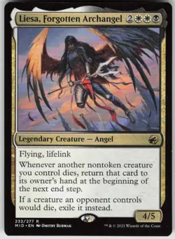 Liesa, Forgotten Archangel R Innistrad: Midnight Hunt 232 LP - Image 1
