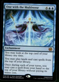 1x Foil One with the Multiverse - The Brothers' War - NM - MTG - Image 1
