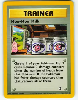 Moo-Moo Milk - 101/111 Neo Genesis - Pokemon TCG - 2000 - Image 1