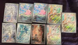 TCG Pokemon Card Lot! 98 Cards - IRs, full arts, Cosmos! Great Lot! - Image 1
