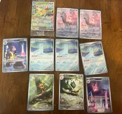 TCG Pokemon Card Lot! 98 Cards - IRs, full arts, Cosmos! Great Lot! - Image 2