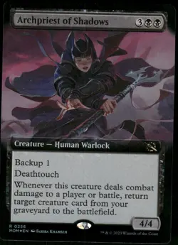 1x Foil Archpriest of Shadows (Extended Art) - March of the Machine - NM - MTG - Image 1
